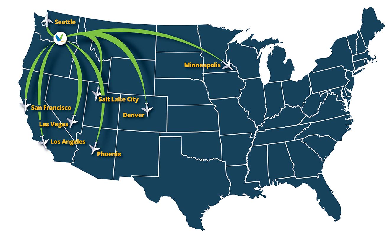 round trip flights lax to seattle